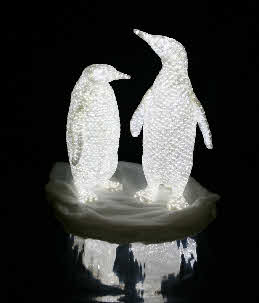 Light Sculpture - Penguins