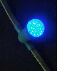 Blue Festoon Bulb