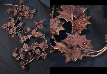 Garland - Holly Chocolate with Jewel Berries